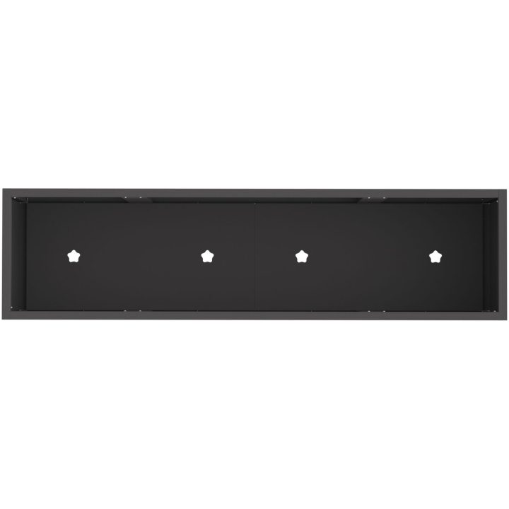 Höjdträdgårdsplanterare Svart Stål vidaXL 100 x 26 x 82 cm – bild 7