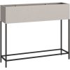 Höjdträdgårdsplanterare Väderbiten stål vidaXL 100 x 26 x 82 cm – miniatyr 5