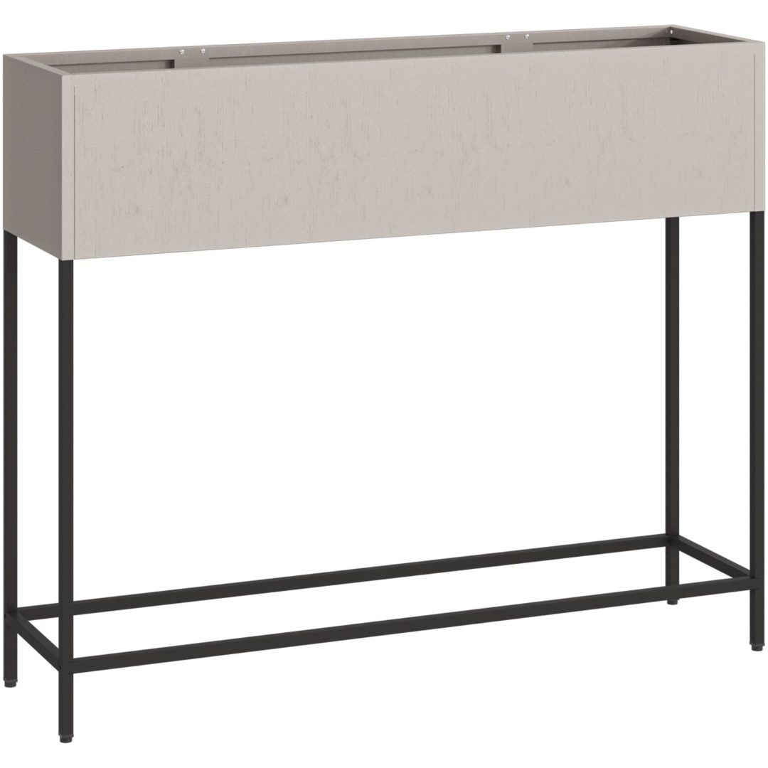 Höjdträdgårdsplanterare Väderbiten stål vidaXL 100 x 26 x 82 cm – bild 5