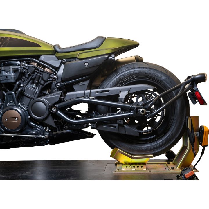 Höjningskit 1" För Sportster S Svart Pulverlackerad KODLIN MOTORCYCLE – bild 5