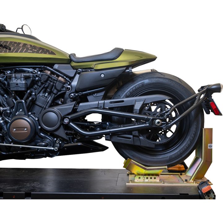 Höjningskit 1" För Sportster S Svart Pulverlackerad KODLIN MOTORCYCLE – bild 4