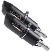Honda Vtr 1000 F Firestorm 1997/07 Pair EC-Approv. slip-on exhaust Furore Ne GPR