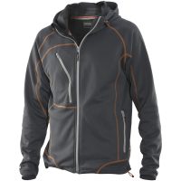 Hoodie 5152 Advanced Mörkgrå/Orange Jobman