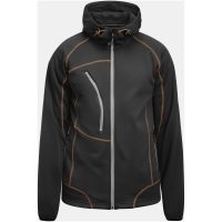Hoodie 5152 Advanced Mörkgrå/Orange Jobman