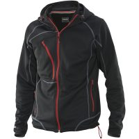 Hoodie 5152 Advanced Svart/Röd Jobman
