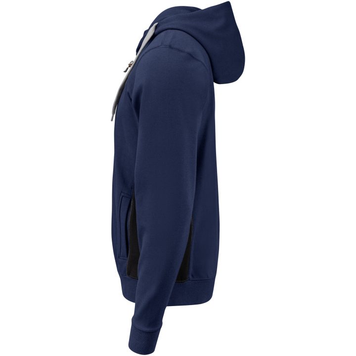 Hoodie 5400 Marinblå/svart Jobman – bild 2