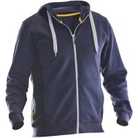 Hoodie 5400 Marinblå/svart Jobman