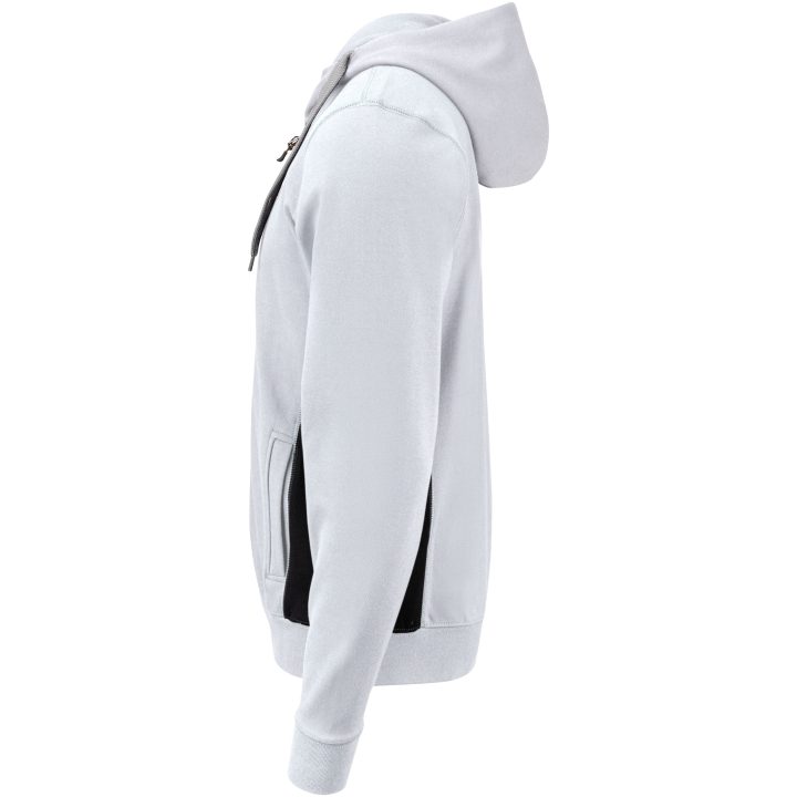 Hoodie 5400 Vit Svart Jobman – bild 2