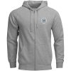 Hoodie Badge Zip-up Grå THOR Medium – miniatyr 1