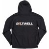 Hoodie Bolts Zip Svart BILTWELL – miniatyr 2
