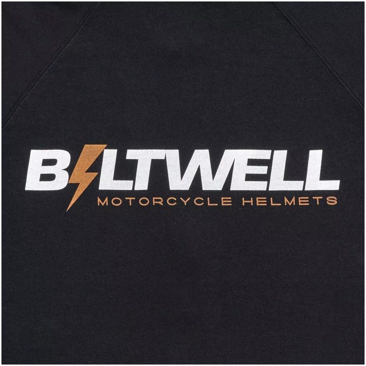 Hoodie Bolts Zip Svart BILTWELL – bild 4