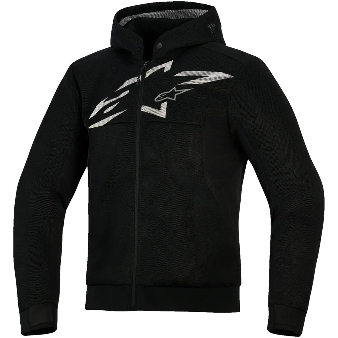 Hoodie Chrome Super Airflow Textil Mörkgrå ALPINESTARS M