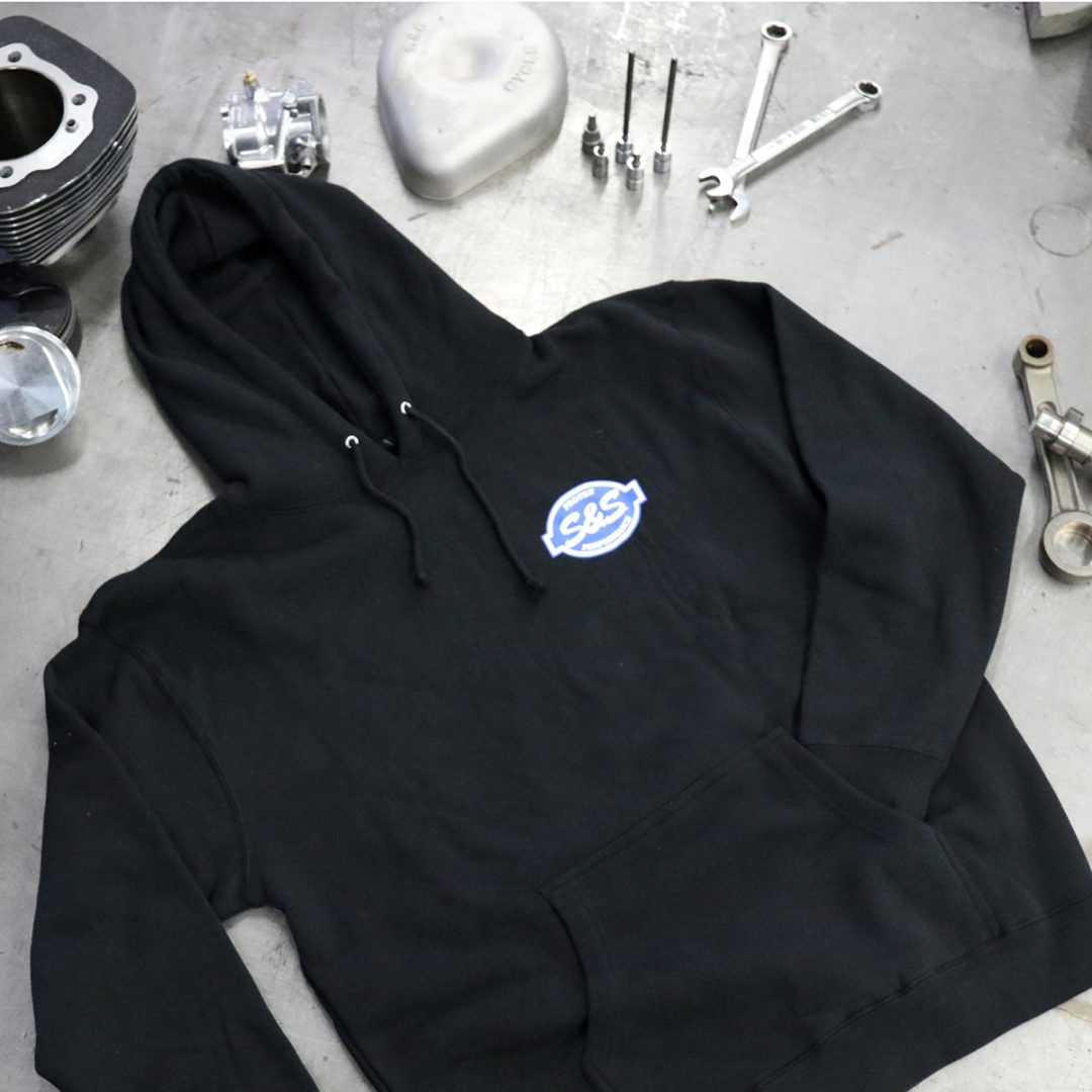 Hoodie Classic Svart S&S Cycle Hoodie