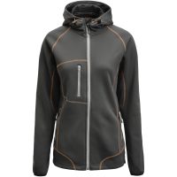 Hoodie Dam 5177 Advanced Mörkgrå/Orange Jobman