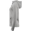 Hoodie Dam Layback Gråmelerad Printer RED XS – miniatyr 6