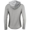 Hoodie Dam Layback Gråmelerad Printer RED XS – miniatyr 7