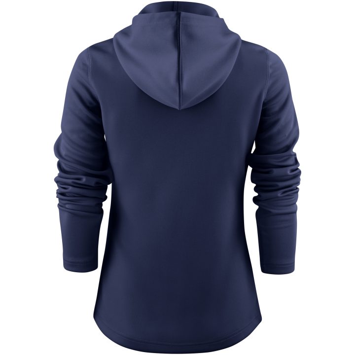 Hoodie Dam Layback Marinblå Printer RED XS – bild 2