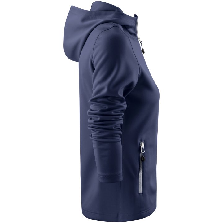 Hoodie Dam Layback Marinblå Printer RED XS – bild 4
