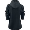 Hoodie Dam Layback Svart Printer RED XS – miniatyr 2