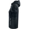 Hoodie Dam Layback Svart Printer RED XS – miniatyr 3
