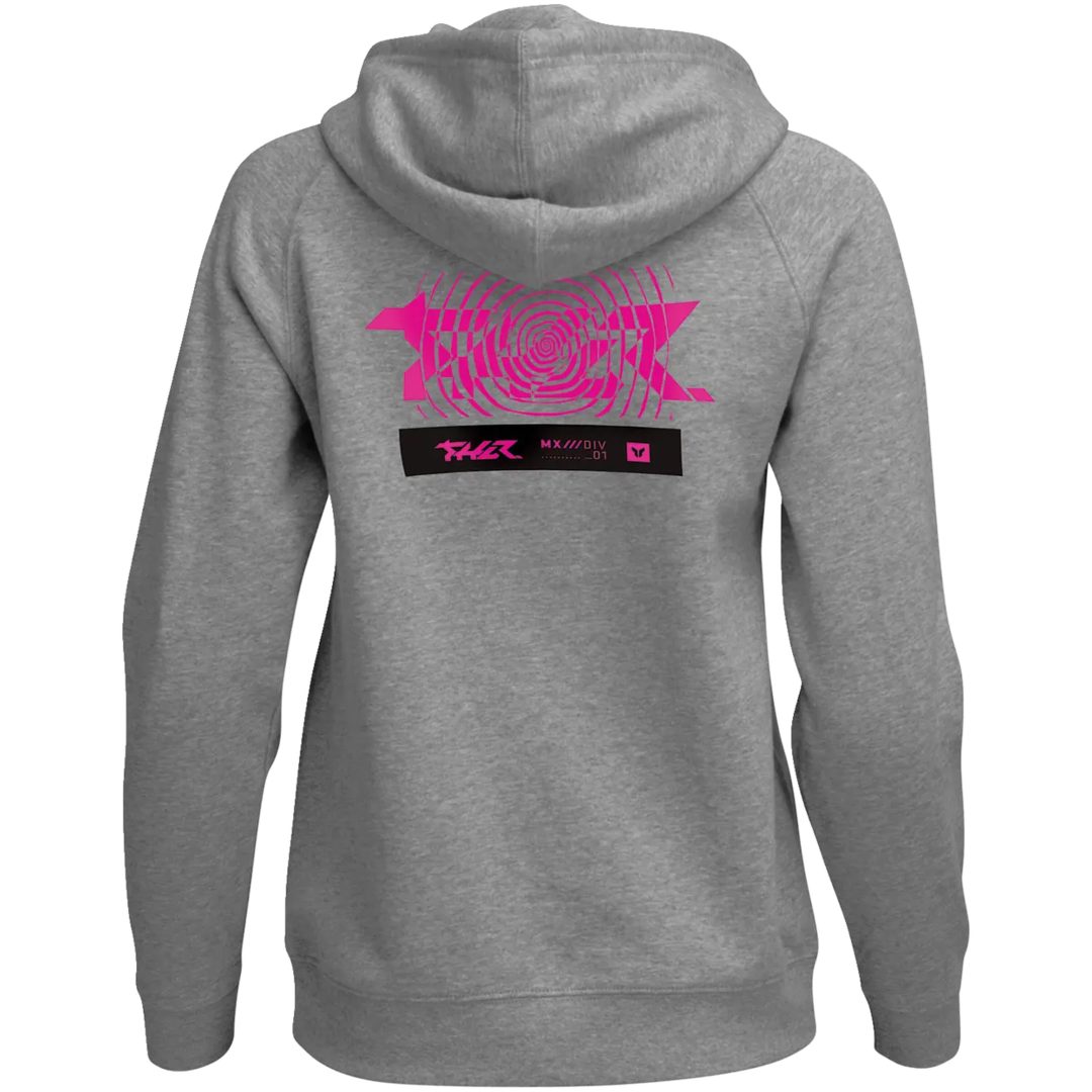 Hoodie Dam Mind Control Gråmelerad THOR M – bild 2