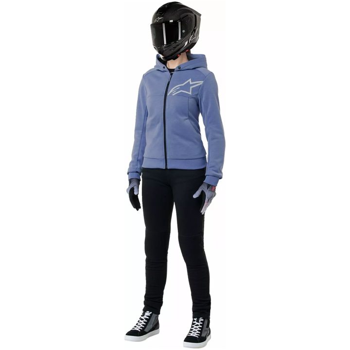 Hoodie Dam Stella v2 Sport Fleece Blå/Lila ALPINESTARS XS – bild 3