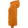 Hoodie Dam Switch Klarorange Printer RED XS – miniatyr 4
