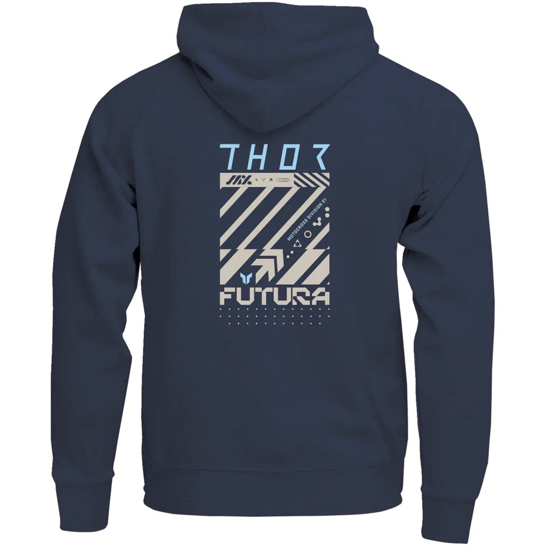 Hoodie Futura Marinblå THOR s – bild 2