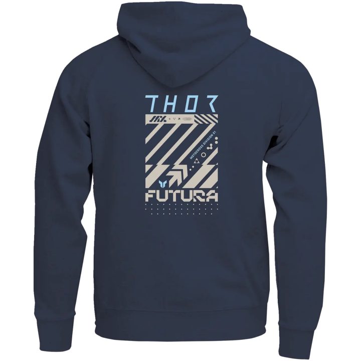 Hoodie Futura Marinblå THOR s – bild 2