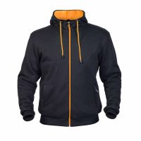 Hoodie Helkevlar Svart/Orange Twice