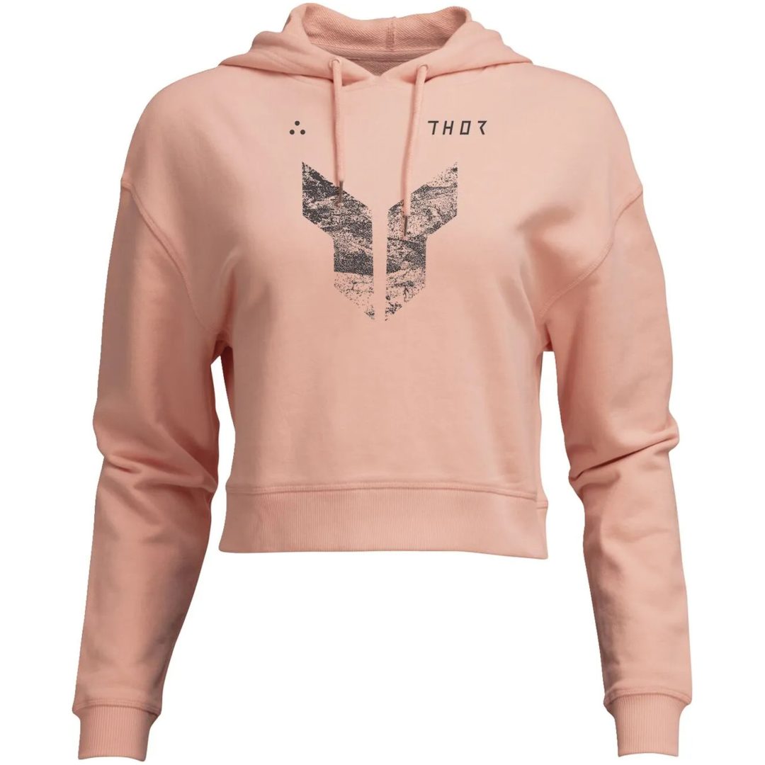 Hoodie Iconic Svart/rosa THOR Large