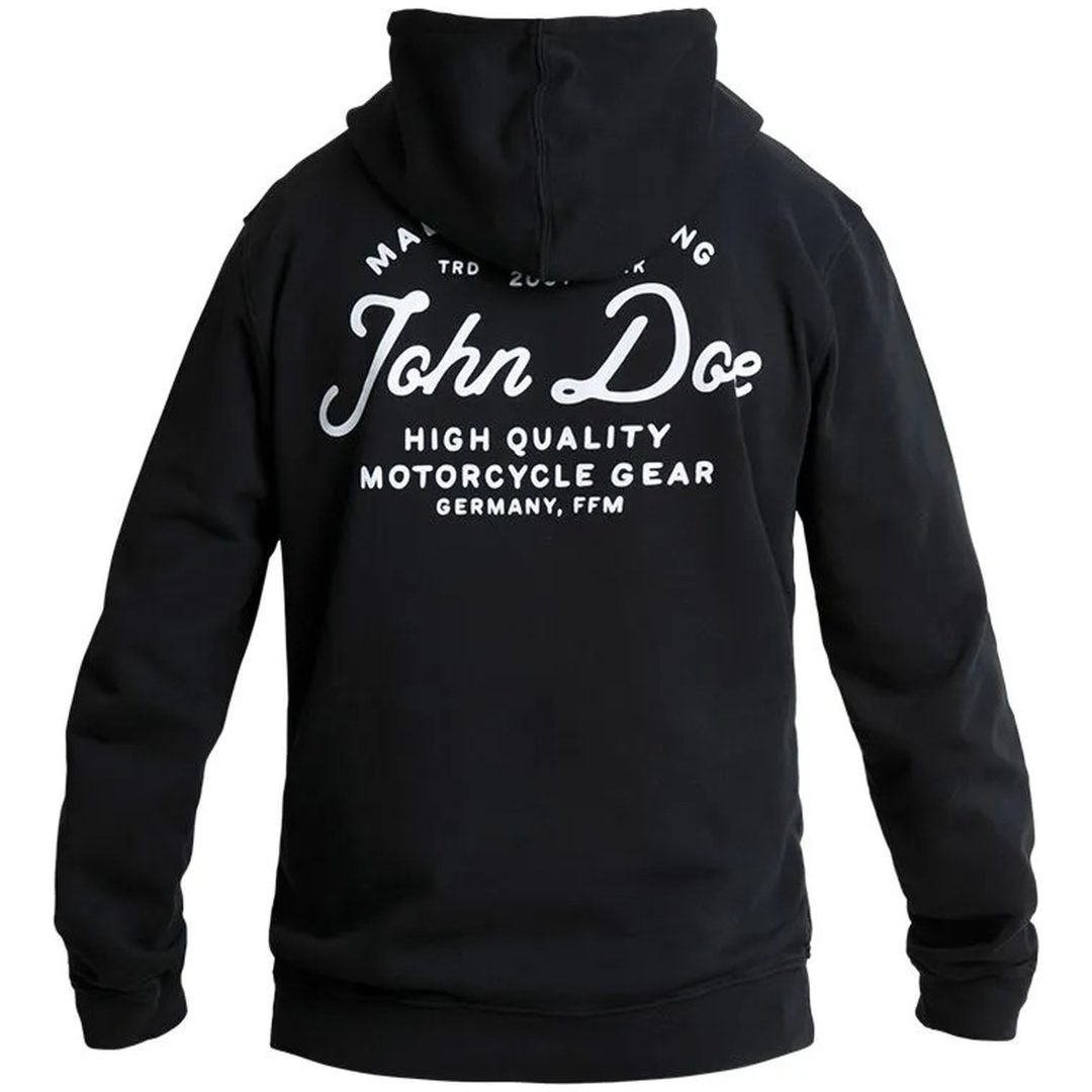 Hoodie Jd Lettering Svart JOHN DOE Small – bild 2