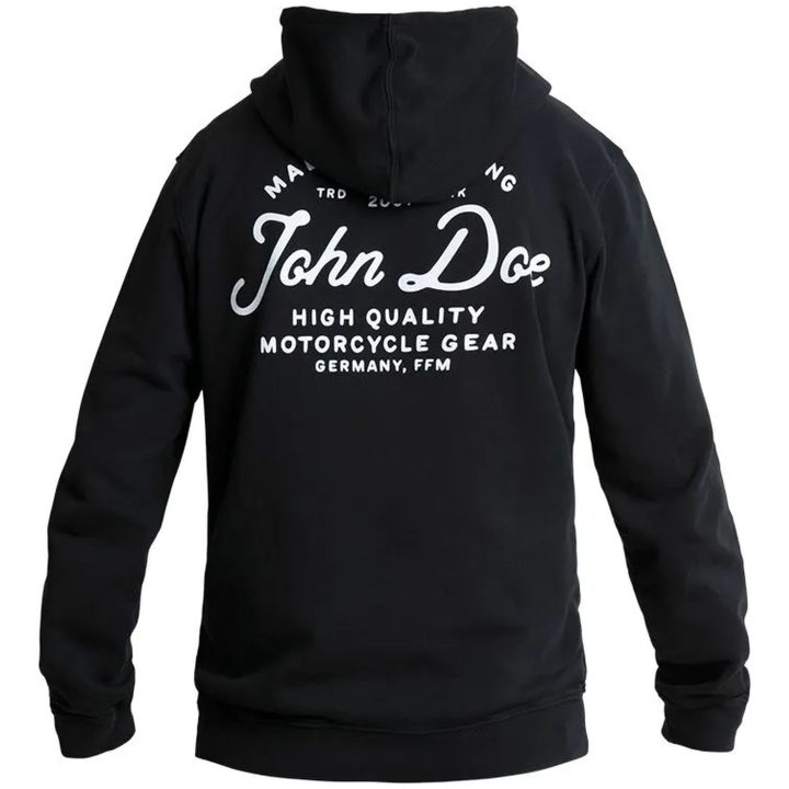 Hoodie Jd Lettering Svart JOHN DOE Small – bild 2