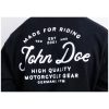 Hoodie Jd Lettering Svart JOHN DOE Small – miniatyr 3