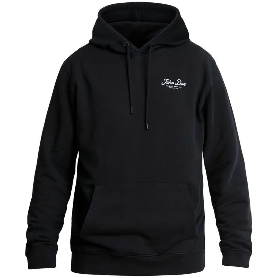 Hoodie Jd Lettering Svart JOHN DOE Small