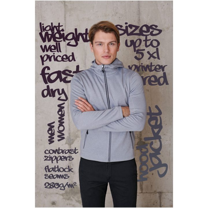 Hoodie Layback Blå Printer RED s – bild 5