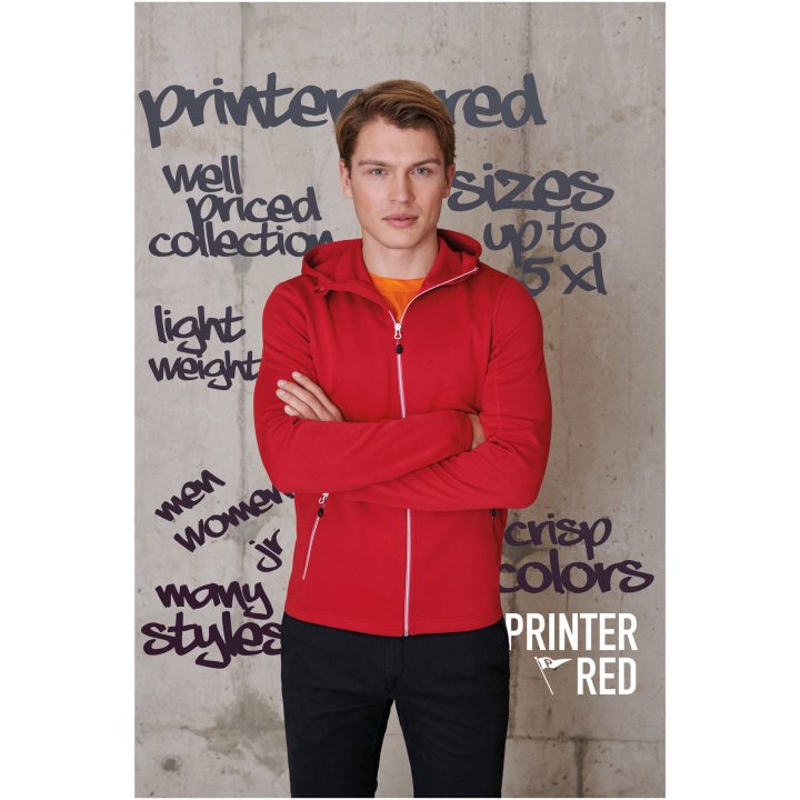 Hoodie Layback Blå Printer RED s – bild 6
