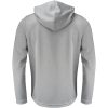 Hoodie Layback Gråmelerad Printer RED s – miniatyr 2