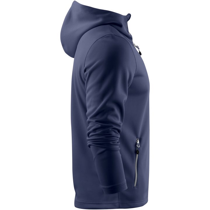 Hoodie Layback Marinblå Printer RED s – bild 4
