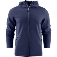 Hoodie Layback Marinblå Printer RED