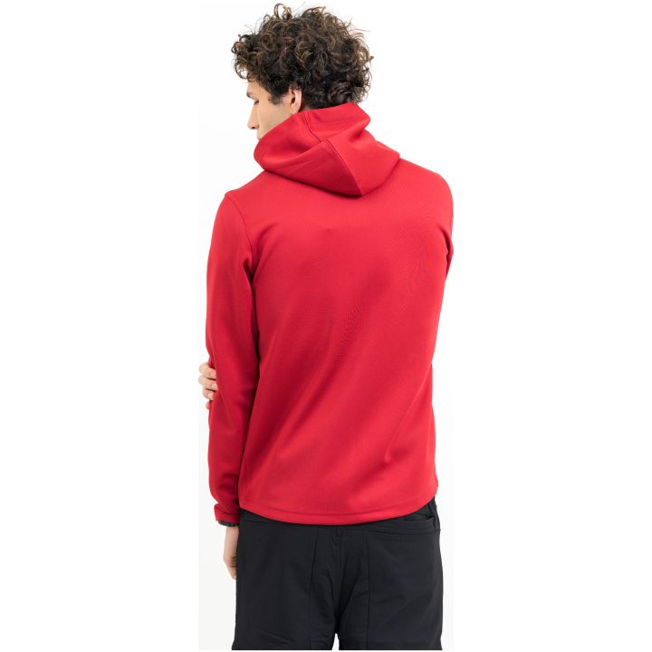 Hoodie Layback Röd Printer RED s – bild 3