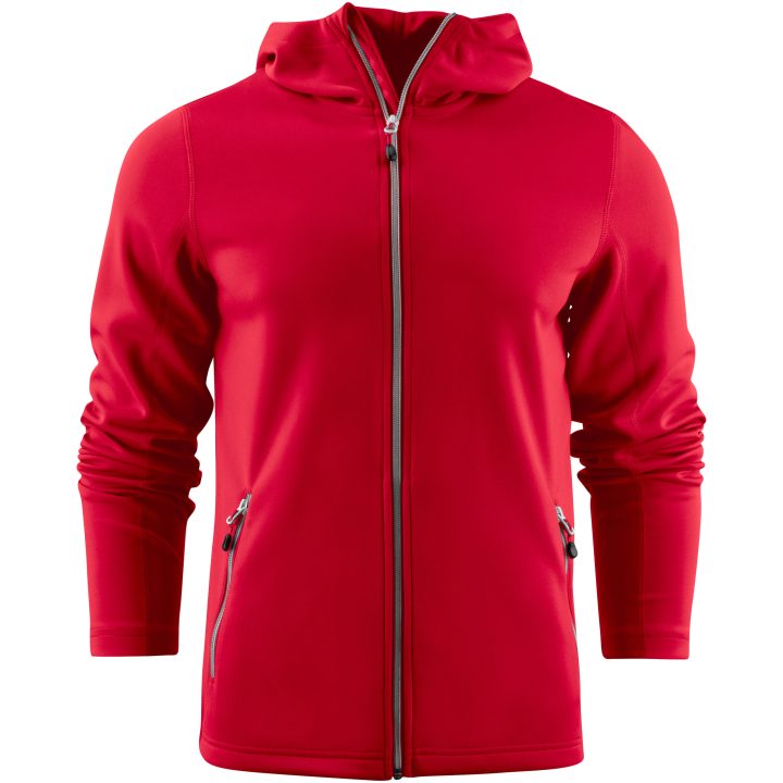 Hoodie Layback Röd Printer RED s – bild 5