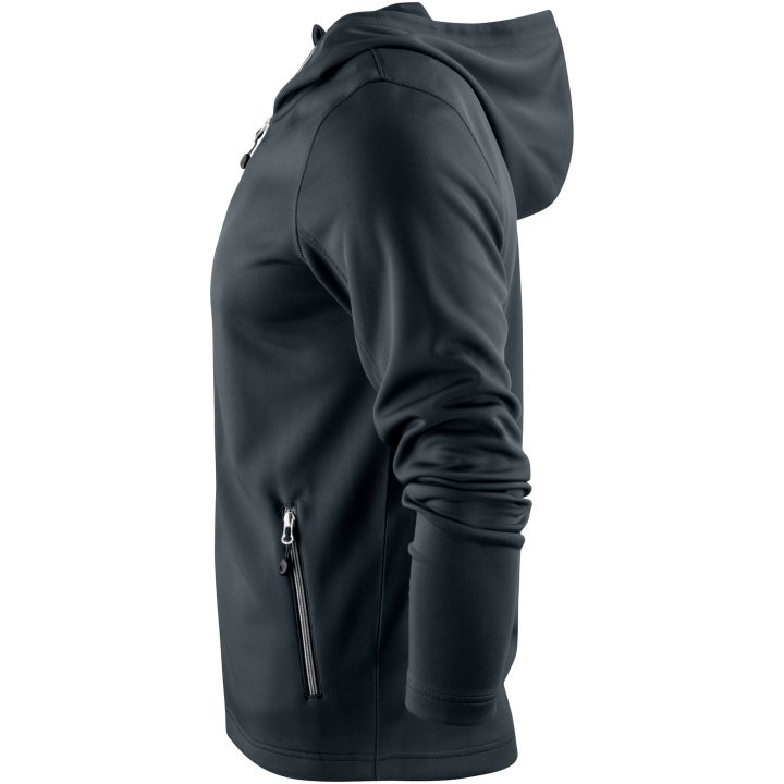Hoodie Layback Svart Printer RED s – bild 3
