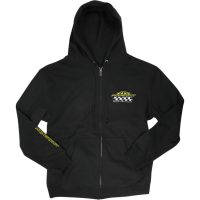 Hoodie Racer Zip Svart PRO CIRCUIT