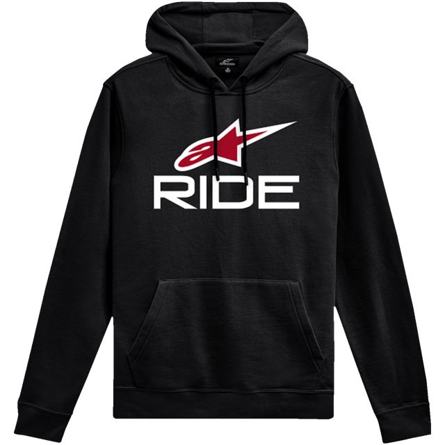 Hoodie Ride 4.0 Svart/Röd/Vit ALPINESTARS
