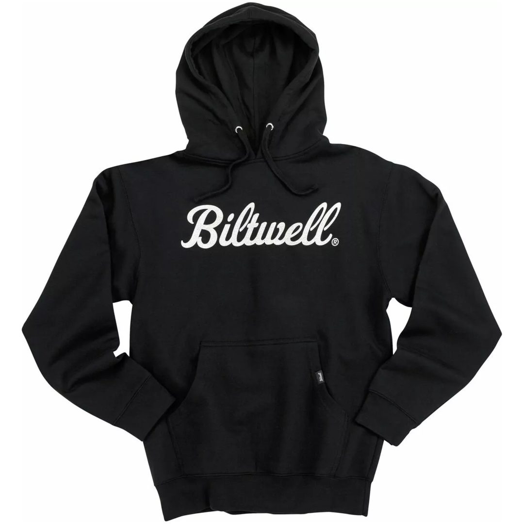 Hoodie Script Pullover Svart BILTWELL