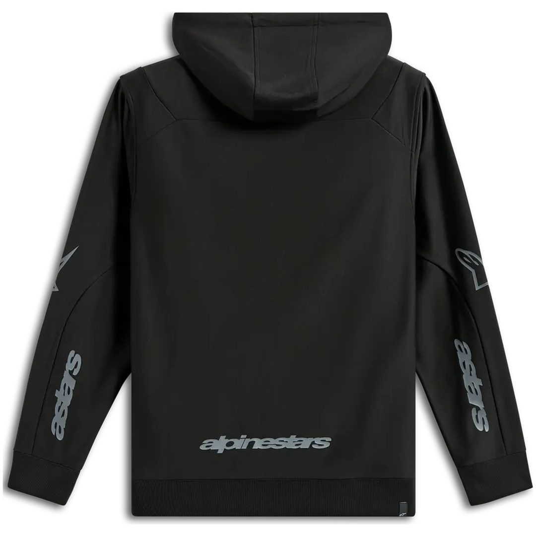 Hoodie Sessions V3 Dragkedja Svart/Grå ALPINESTARS Large – bild 2