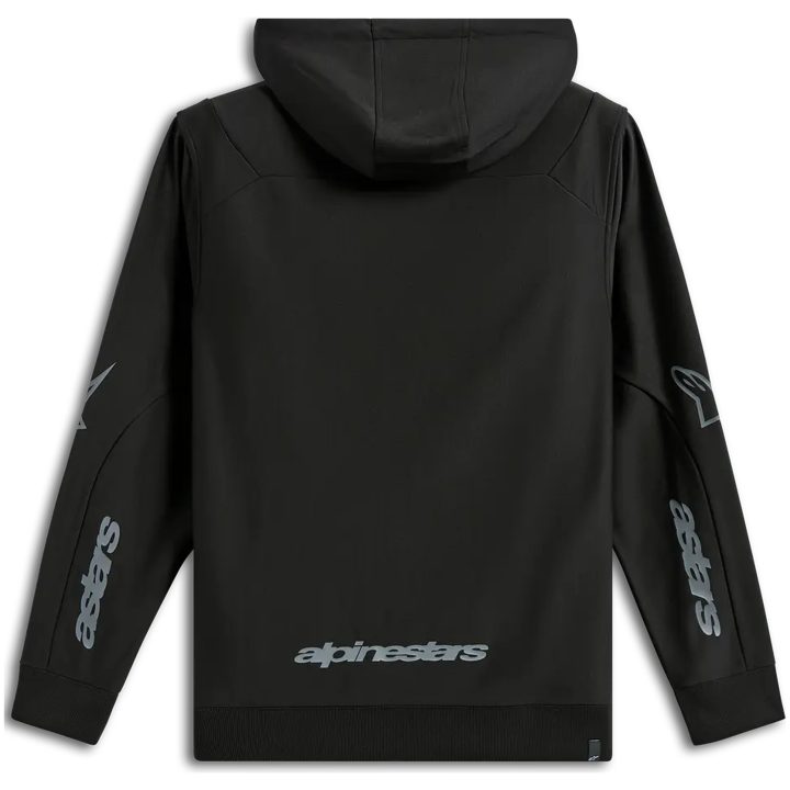 Hoodie Sessions V3 Dragkedja Svart/Grå ALPINESTARS Large – bild 2