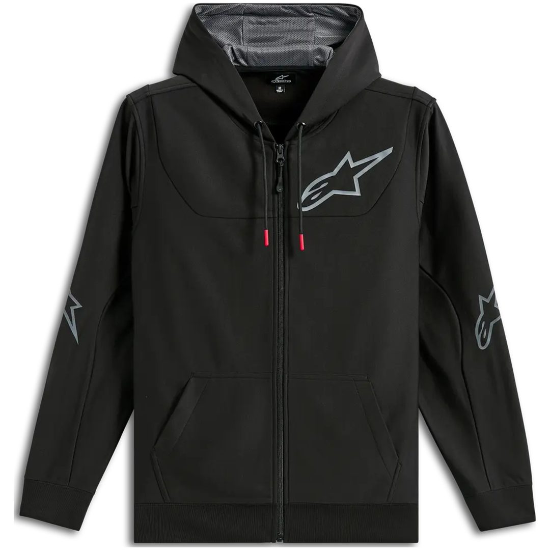 Hoodie Sessions V3 Dragkedja Svart/Grå ALPINESTARS Large