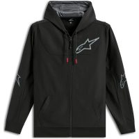 Hoodie Sessions V3 Dragkedja Svart/Grå ALPINESTARS